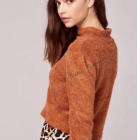 NWT Band of Gypsies Brown Sugar Sweater - Picture 3 of 3